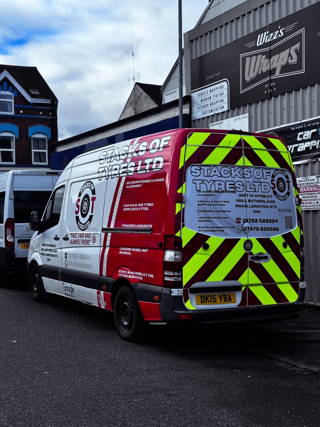 Full Commercial Wrap custom graphics example