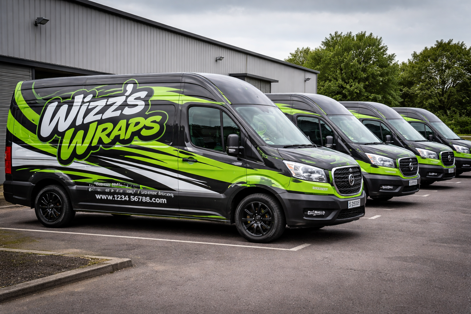 Van Signwriting service in Stoke-on-Trent by Wizz's Wraps